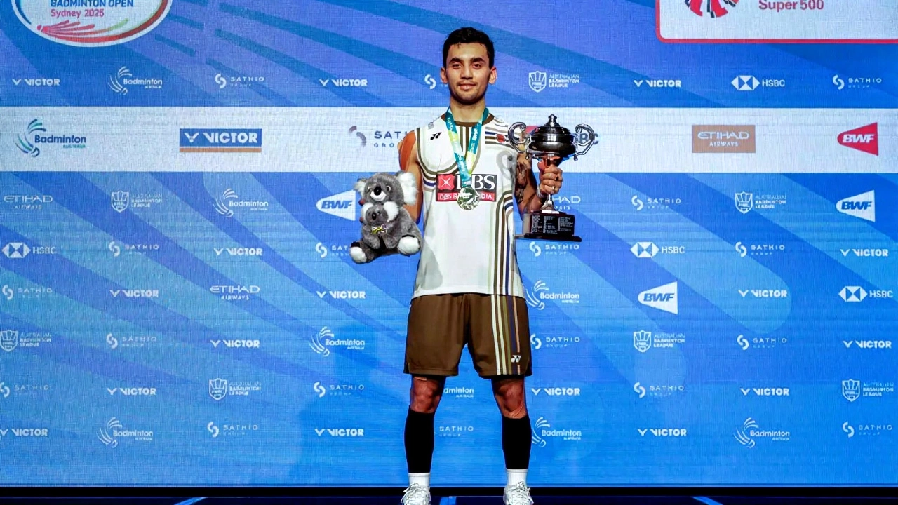 Lakshya Sen wins Australia Open 2025, defeats Yushi Tanaka in 38 minutes for $475,000 prize