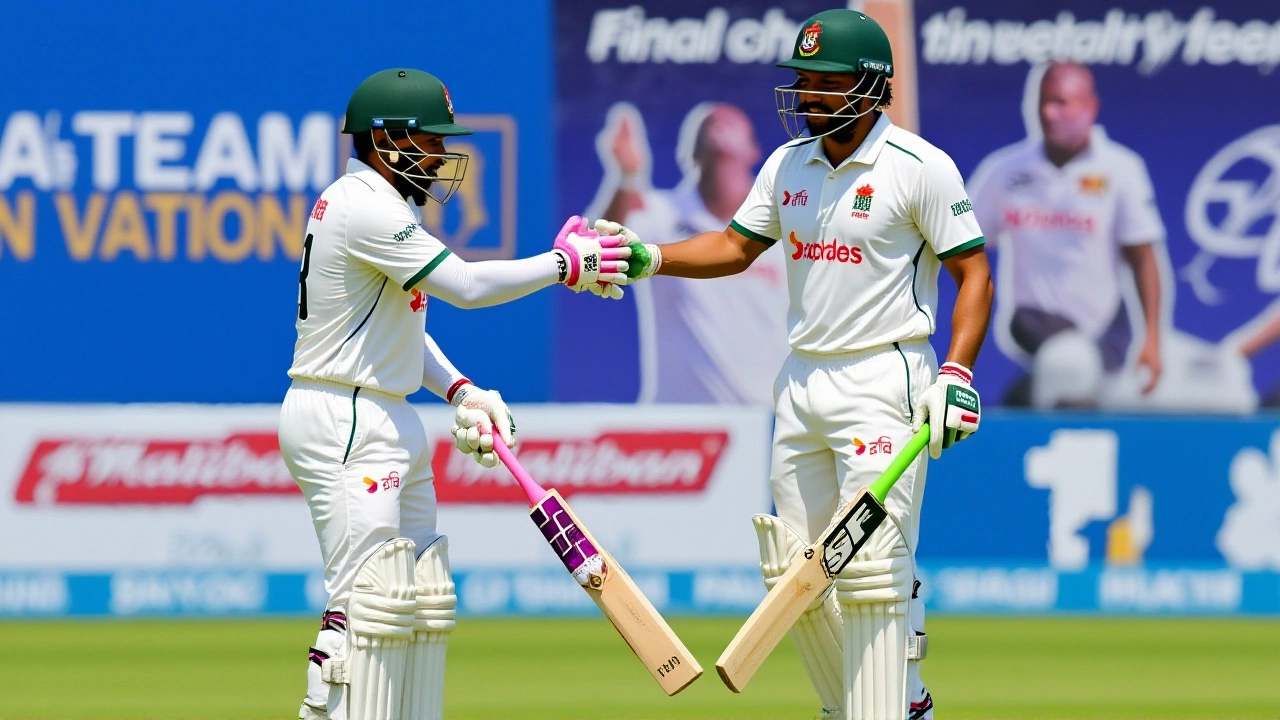 Shanto and Mushfiqur Record 264-Run Stand as Bangladesh Stuns Sri Lanka in Galle